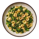 Apulian Orecchiette with Broccoli Rabe, plated