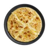 Focaccia di Recco, plated