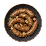 Lucanica, plated