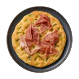 Schiacciata, plated
