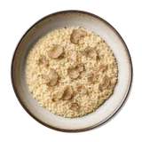 Truffle risotto, plated