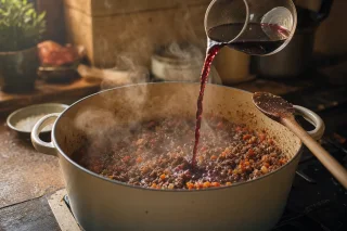 The Best Red Wine for Bolognese, in the Pan and in the Glass