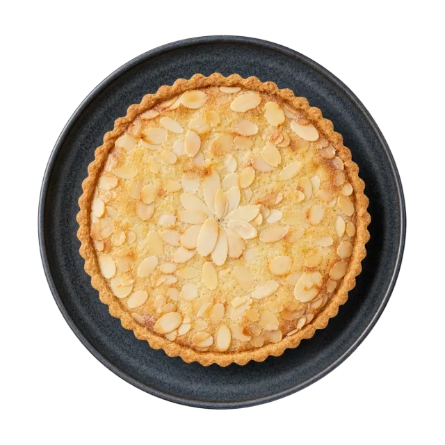 Bakewell Tart, plated