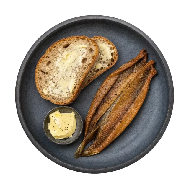 Kippers, plated