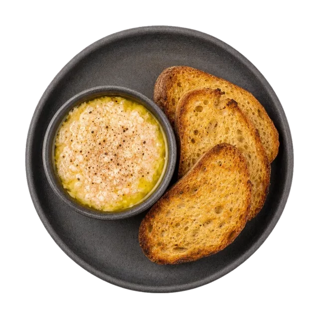 Potted Shrimp, plated