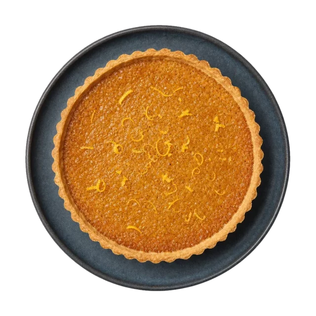 Treacle Tart, plated