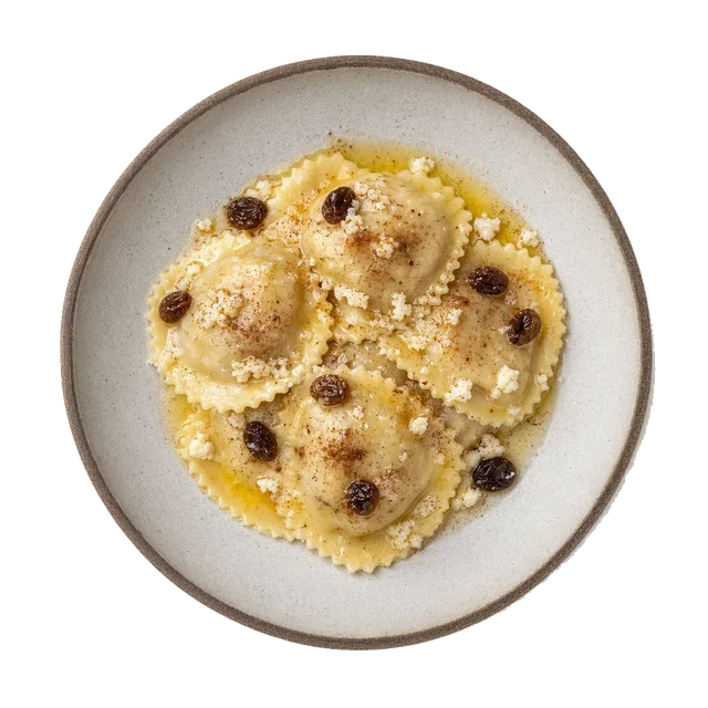 Cjarson on stoneware bowl with Butter, Cinnamon, Egg Pasta Sheets