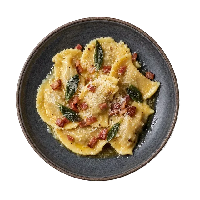 Casoncelli, plated