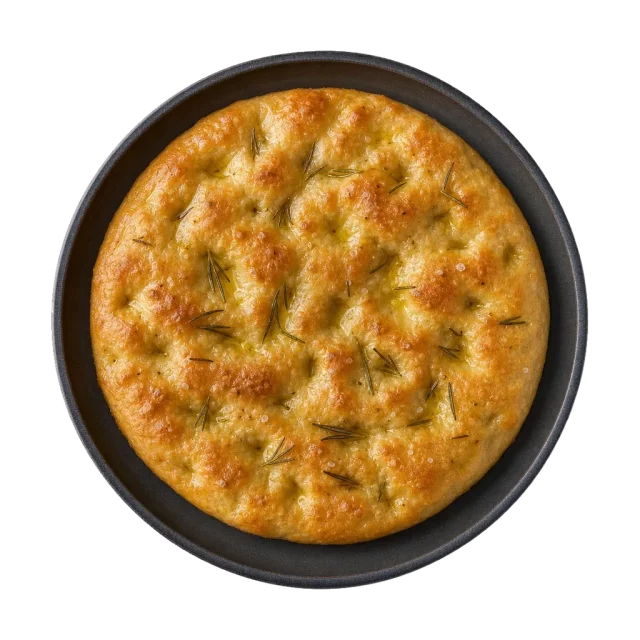 Focaccia Genovese, plated