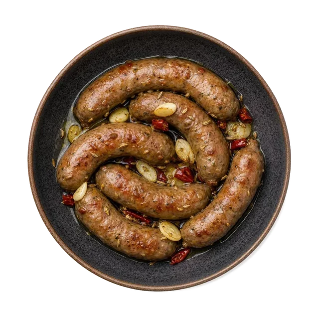 Lucanica, plated