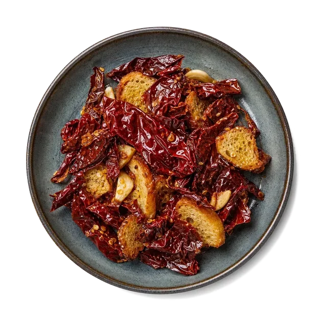 Peperoni Cruschi, plated