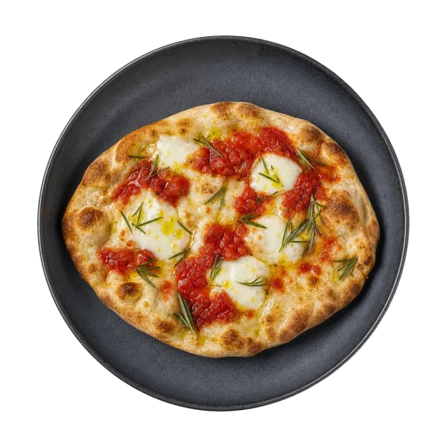 Pinsa Romana, plated