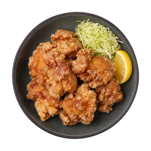Karaage, plated