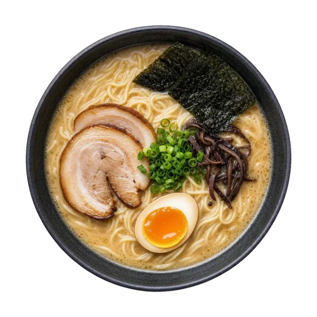 Ramen, plated