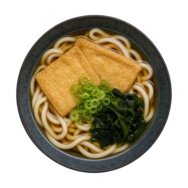 Udon Noodles, plated
