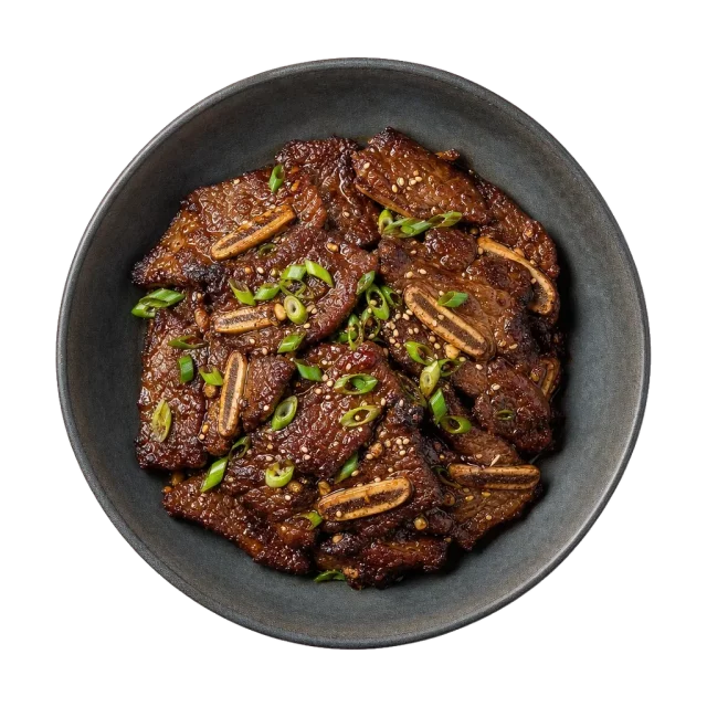 Galbi, plated