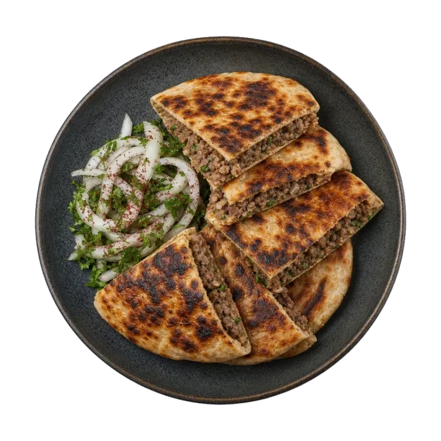 Arayes, plated