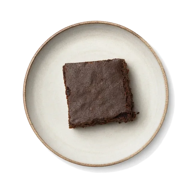 Torta Barozzi on stoneware bowl with Almond, Butter, Chocolate