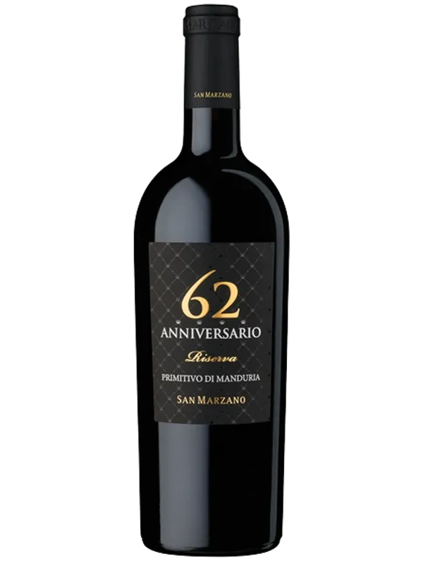 San Marzano San Marzano, Anniversario 62, Primitivo di Manduria Riserva 2019