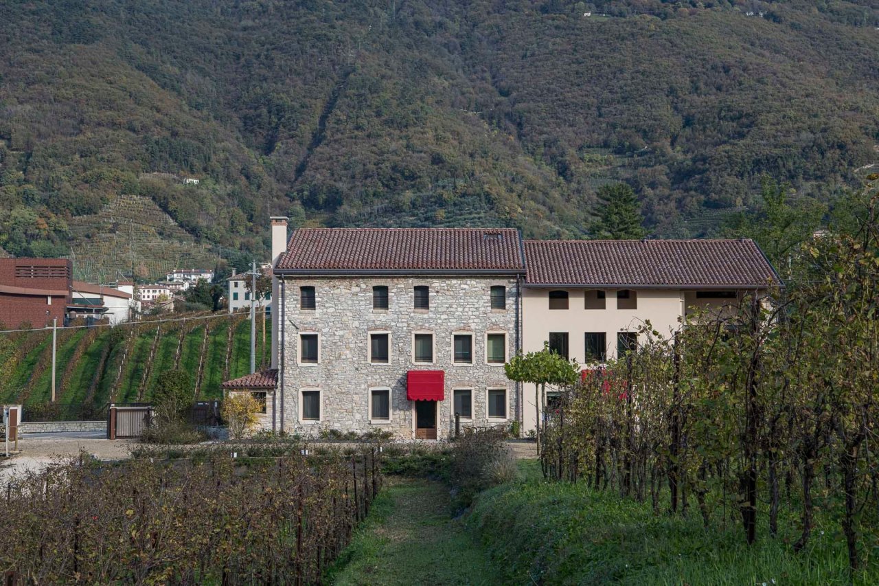 Casa Valdo, the Bolla family country house on the Pradase vineyard in Valdobbiadene