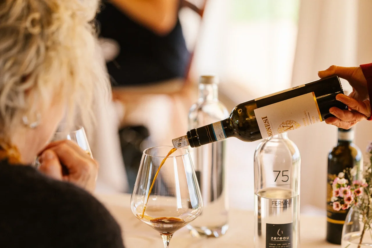 Wine tasting at Avignonesi