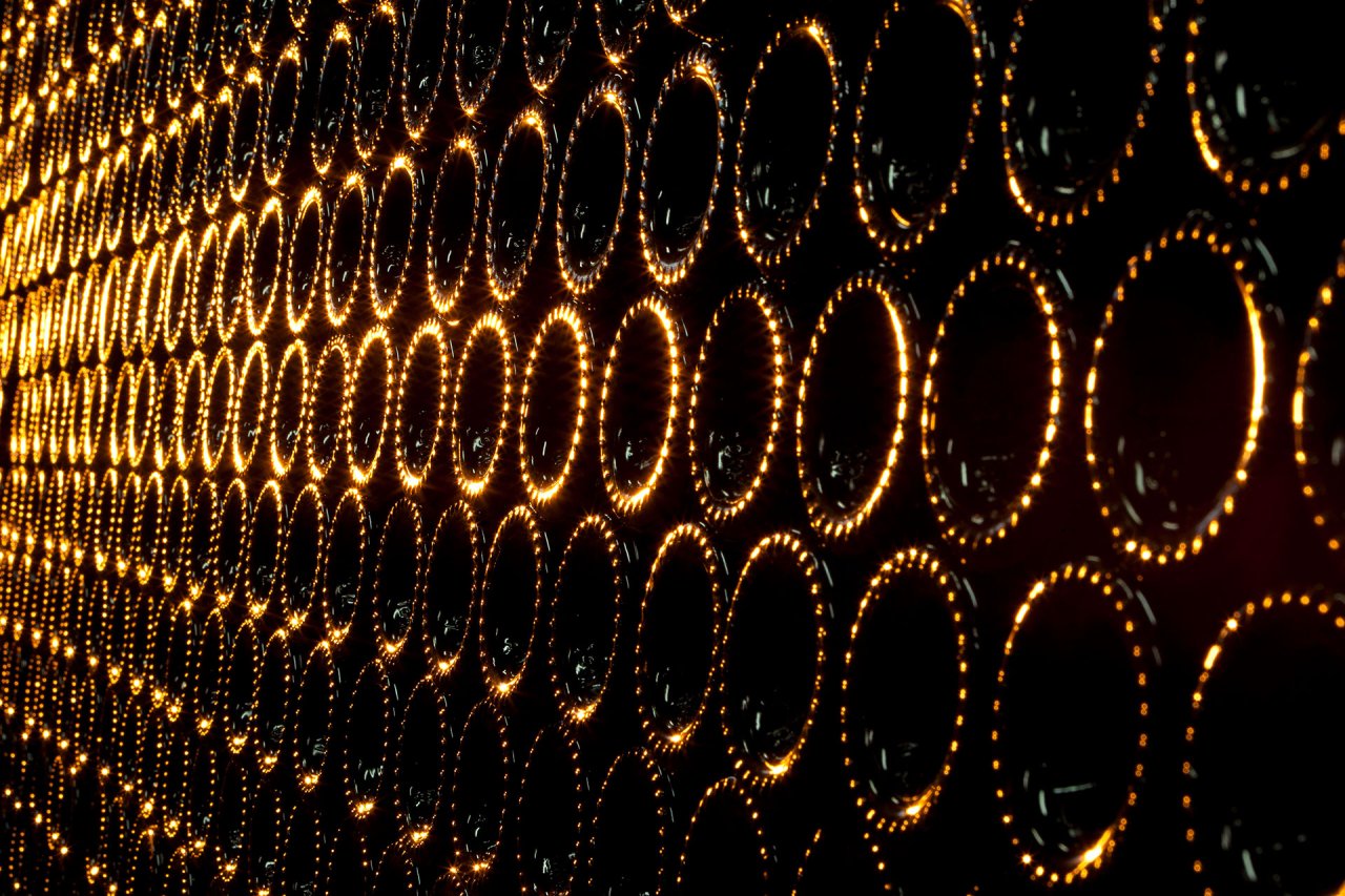 Five wines and the sparkling-wine cave at Cantina Neri