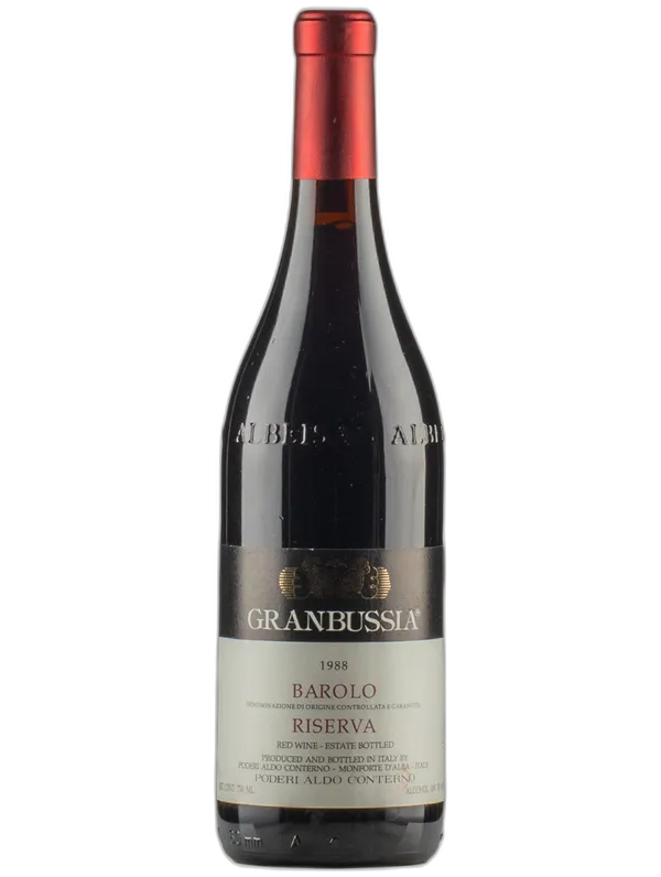 Giacomo Conterno Barolo DOCG Riserva Granbussia Aldo Conterno 1988