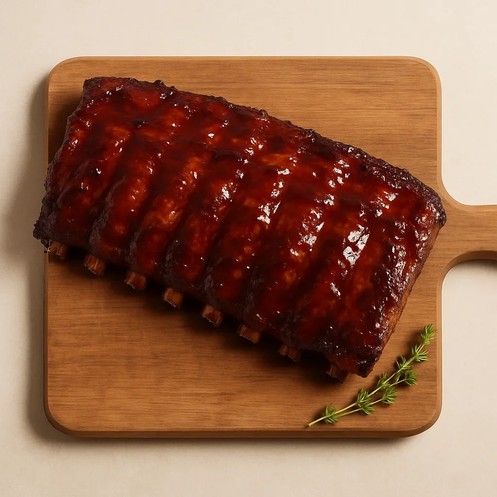 BBQ and Grilled section featured plated dish