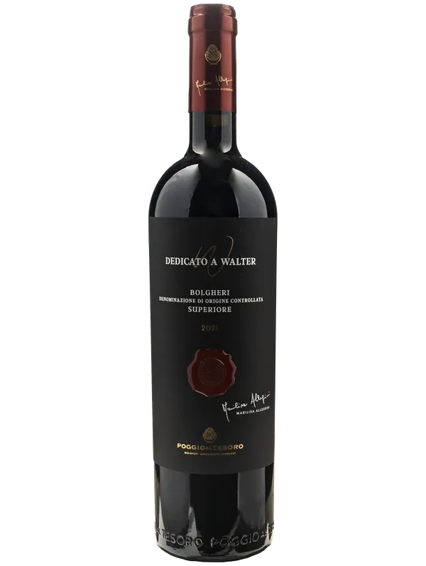 Poggio al Tesoro Bolgheri Rosso Superiore DOC Dedicato a Walter Tenuta Poggio al Tesoro 2021