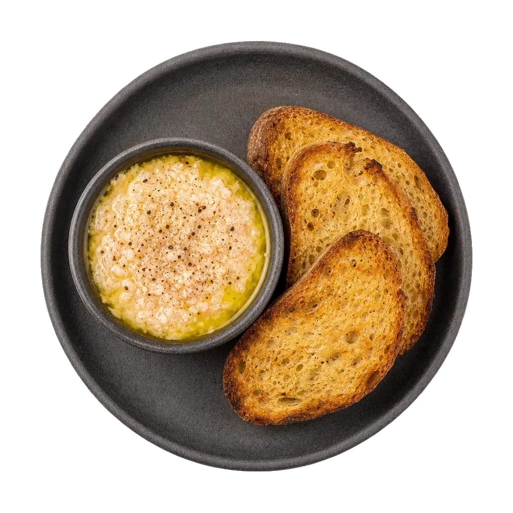 Potted Shrimp, plated