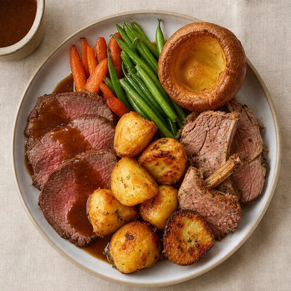 Roasts featured plated dish