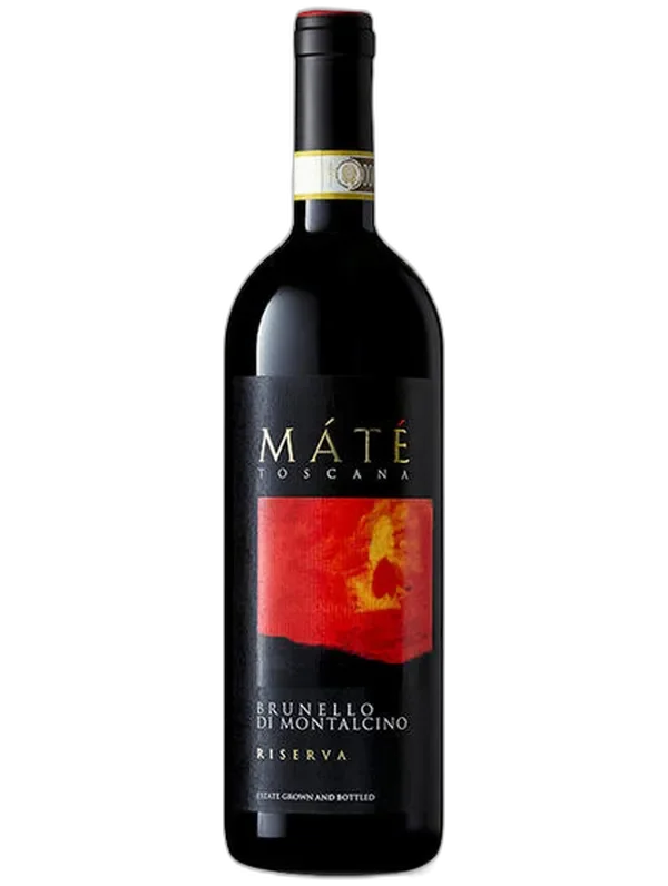 Brunello di Montalcino Riserva Mate bottle