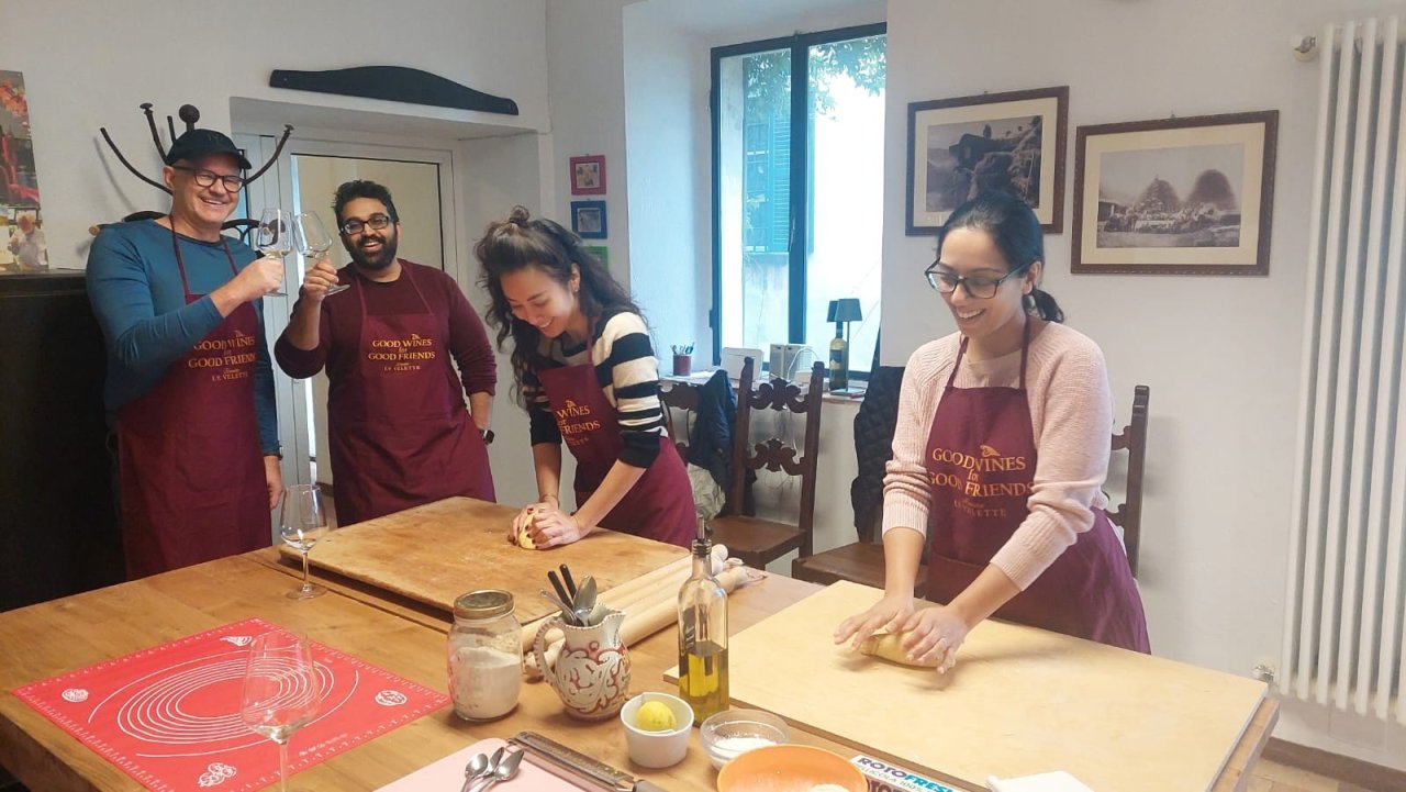 Cooking Class with Wine Tasting at Tenuta Le Velette