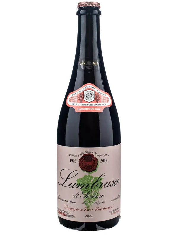 Cantina di Carpi e Sorbara Cantina Sorbara Lambrusco di Sorbara Omaggio a Gino Friedmann 2025