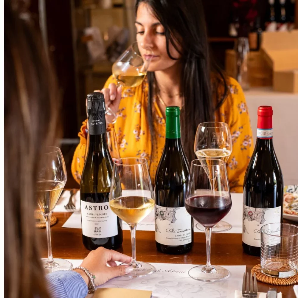 Tour Phlegraios at Astroni Winery in Campi Flegrei, between Naples and Pozzuoli at Cantine degli Astroni