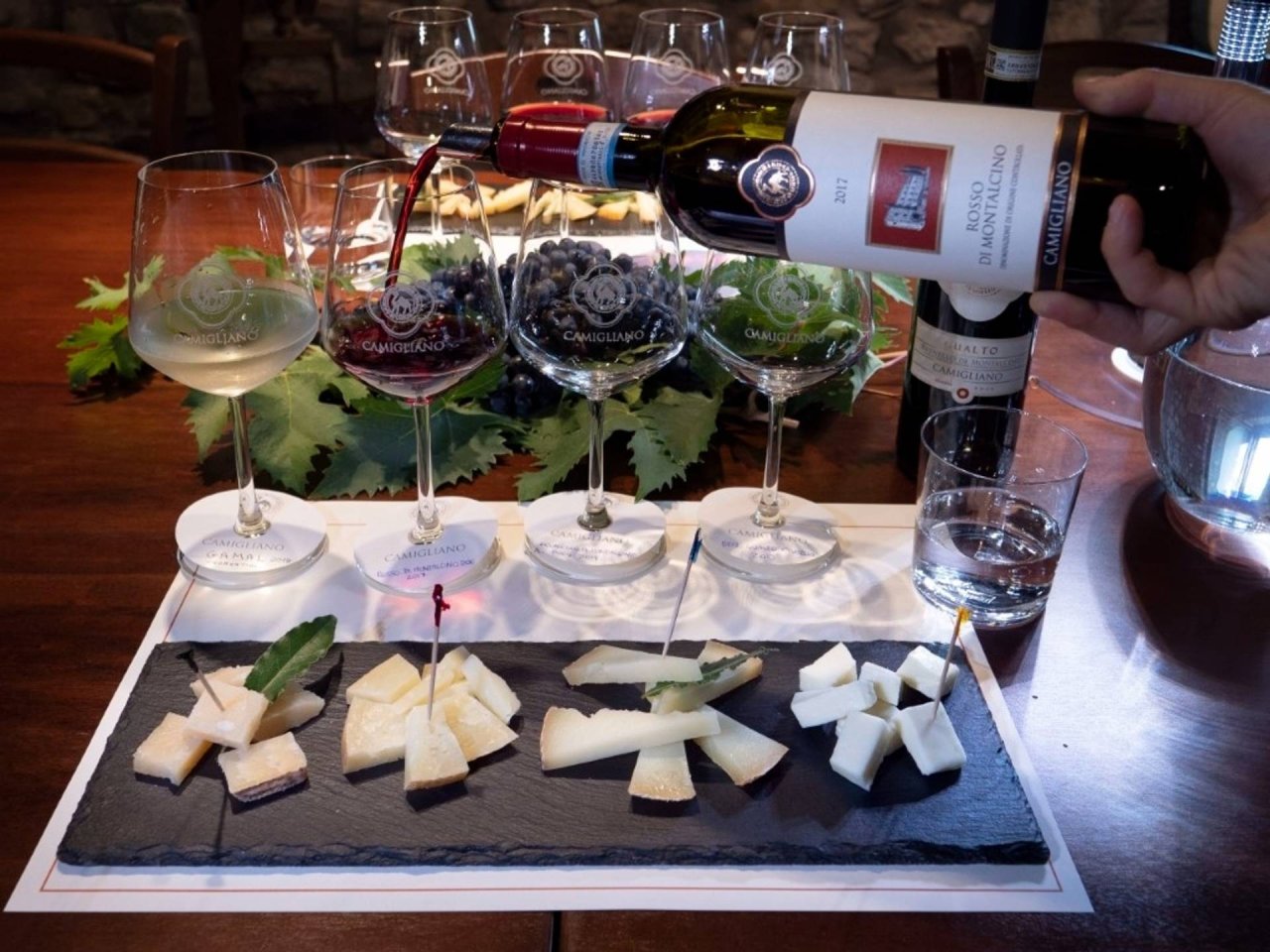 Tasting and cheese pairing at Castello di Camigliano