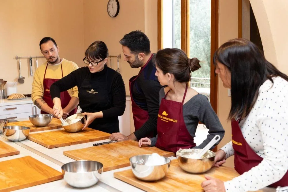 Private Cooking Class, Lunch & Wine Tasting at Castello Monterinaldi in Chianti Classico at Castello di Monterinaldi