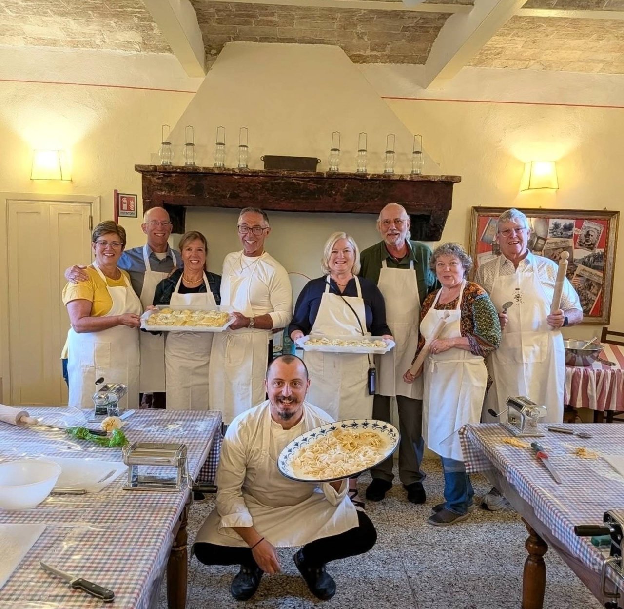 Cooking class at the Enoteca at Castello Sonnino