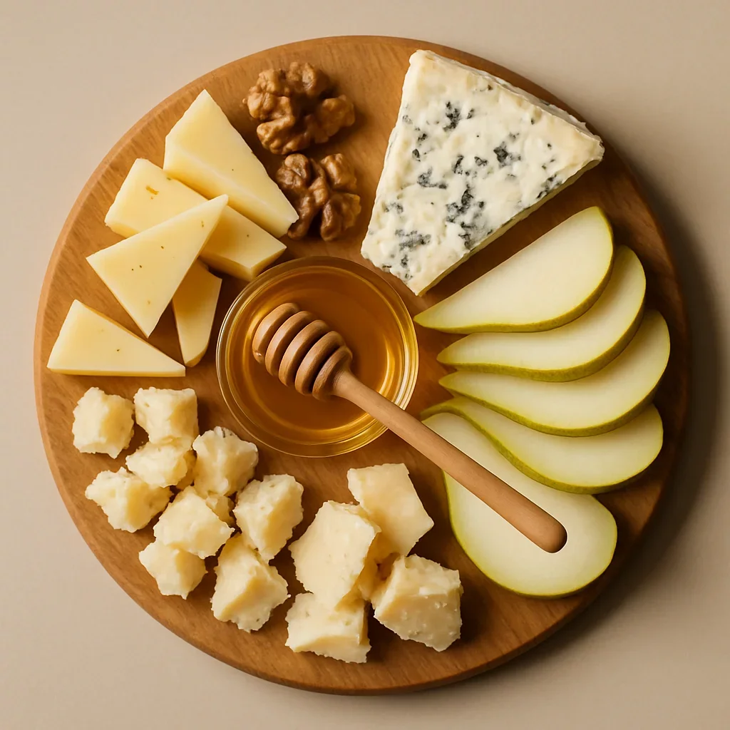 Cheese section featured plated dish