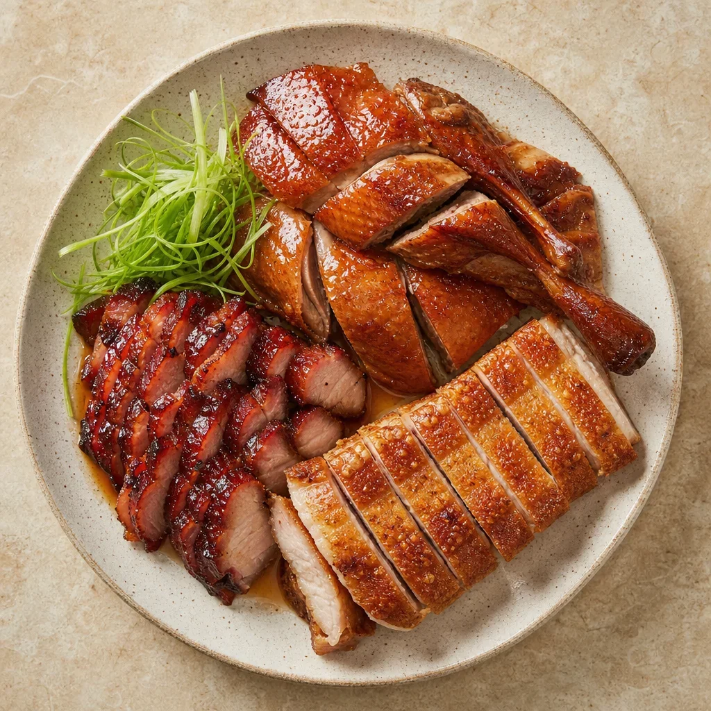 Duck & Roast Meats featured plated dish
