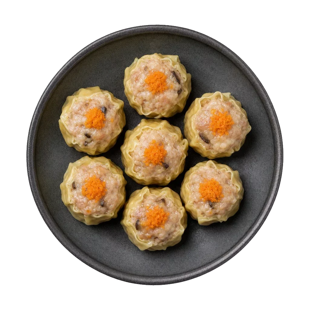 Siu mai, plated