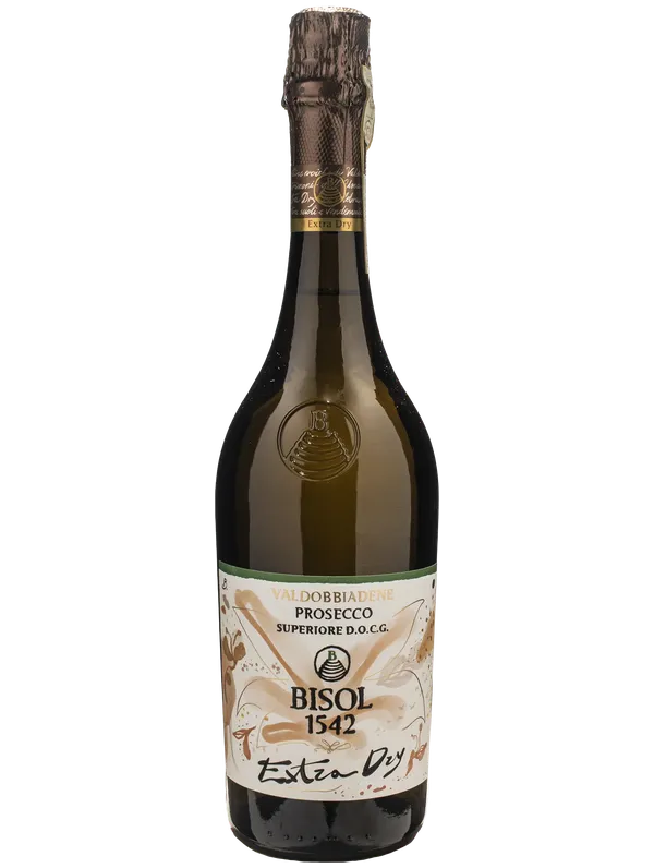 Bisol 1542 Conegliano Valdobbiadene Prosecco Spumante Superiore Extra Dry DOCG Cuvee Eroiche Bisol