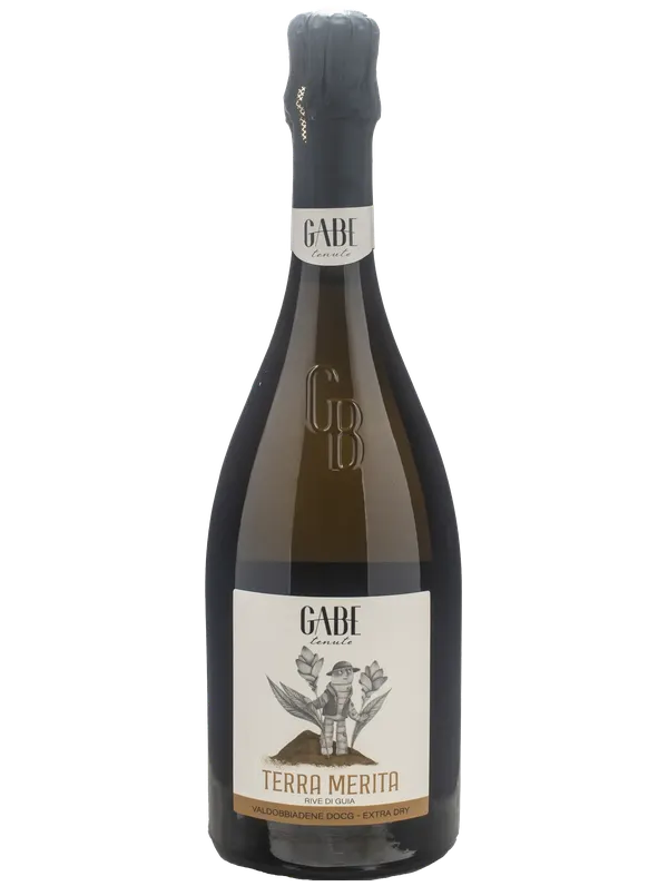 Gabe Conegliano Valdobbiadene Prosecco Spumante Superiore Extra Dry DOCG Rive di Guia Terra Merita Gabe 2024