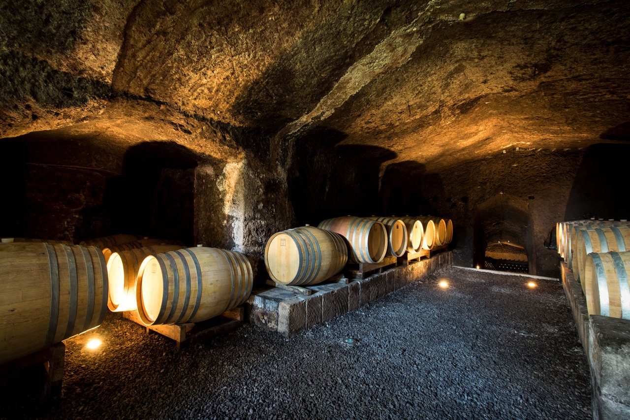 The Etruscan Nectar: cave cellar tour and three wines at Cantina Neri