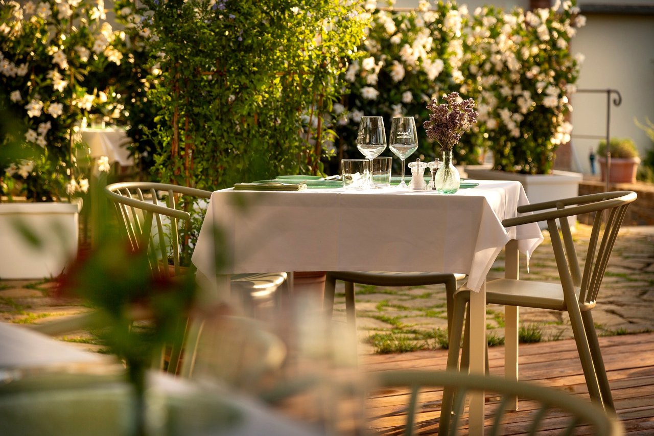 Cellar tour, tasting and dinner at L'Unico at Fattoria San Michele a Torri
