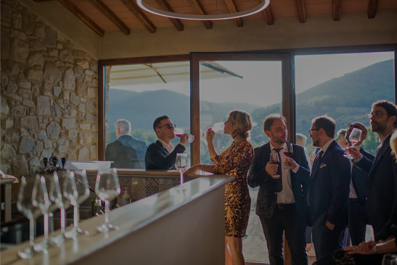 Sanguis Jovis vertical tasting at Tenuta Fanti