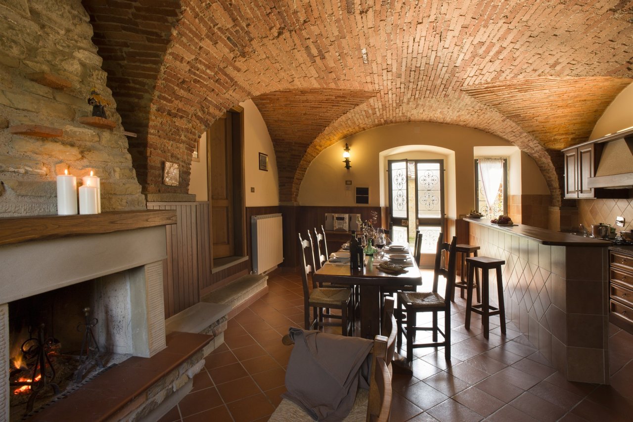 Apartments in the farmhouse at Buccia Nera
