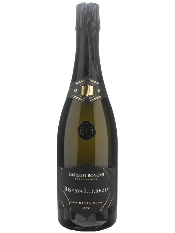Castello Bonomi Tenute In Franciacorta Franciacorta Riserva Extra Brut DOCG Etichetta Nera Lucrezia Castello Bonomi Tenute In Franciacorta 2011