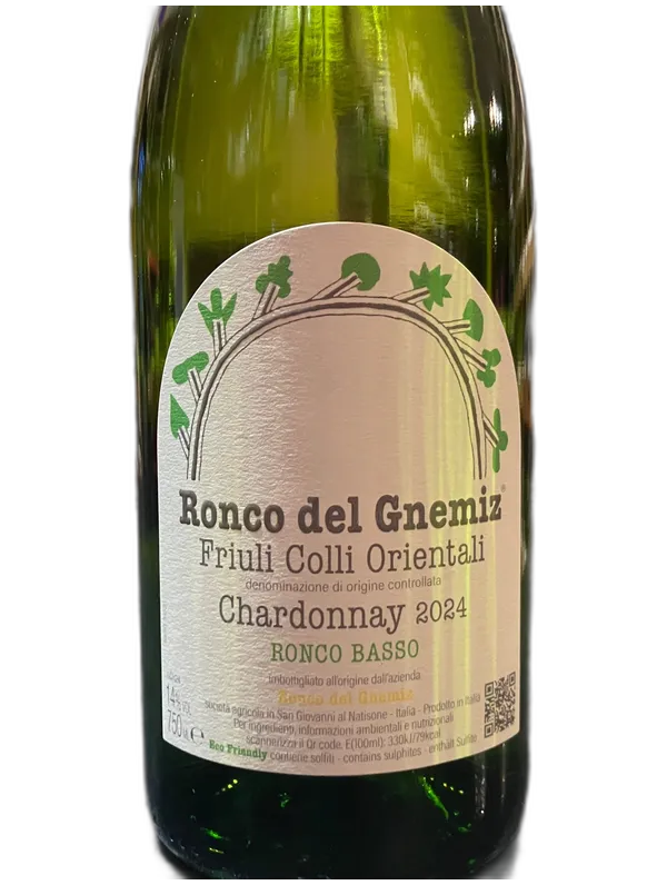 Ronco del Gnemiz Friuli Colli Orientali Chardonnay Basso Ronco del Gnemiz 2024