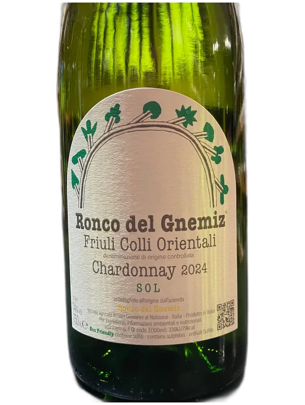 Ronco del Gnemiz Friuli Colli Orientali Chardonnay Sol Ronco del Gnemiz 2024